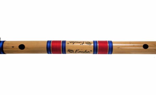 E SCALE NATURAL BASE ASSAM BAMBOO FLUTE MUSICAL INSTRUMENT SIZE 30 INCH BANSURI - Image 7
