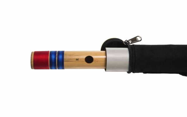 E SCALE NATURAL BASE ASSAM BAMBOO FLUTE MUSICAL INSTRUMENT SIZE 30 INCH BANSURI - Image 5