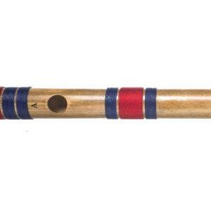 A SCALE NATURAL BASE ASSAM BAMBOO FLUTE MUSICAL INSTRUMENT SIZE 22 INCH BANSURI WITH FLUTE COVER