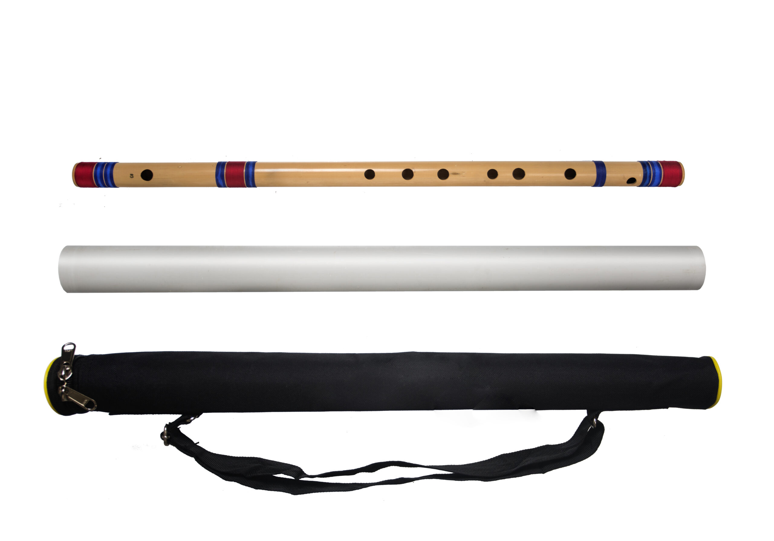 Flutes G scale sharp base assam bamboo flute musical instrument size 24 inch bansuri with flute cover - Image 5